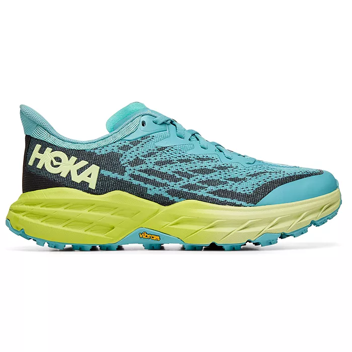 HOKA Women's Speedgoat 5 Coastal Shade/Green Glow