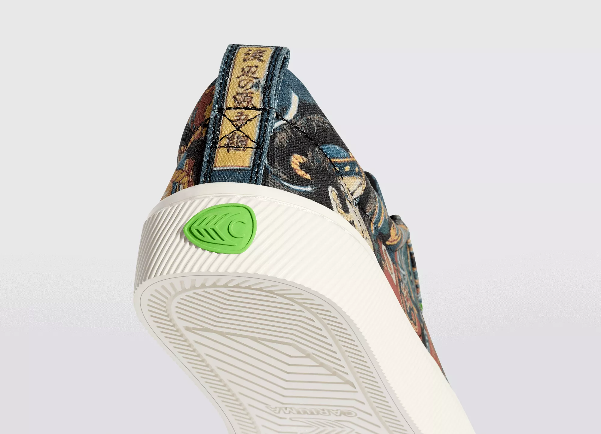 Hokusai OCA Low Warrior Print Canvas Sneaker Women