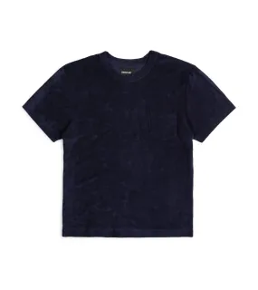 Howlin' Fons Terry Towel T-Shirt: Navy