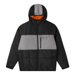 HUF TAOS REVERSIBLE PUFFER JACKET // BLACK