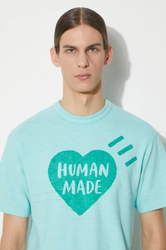 Human Made cotton t-shirt Color men’s green color with a print HM27CS006