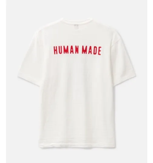 HUMAN MADE  |Crew Neck Plain Cotton Short Sleeves Logos on the Sleeves