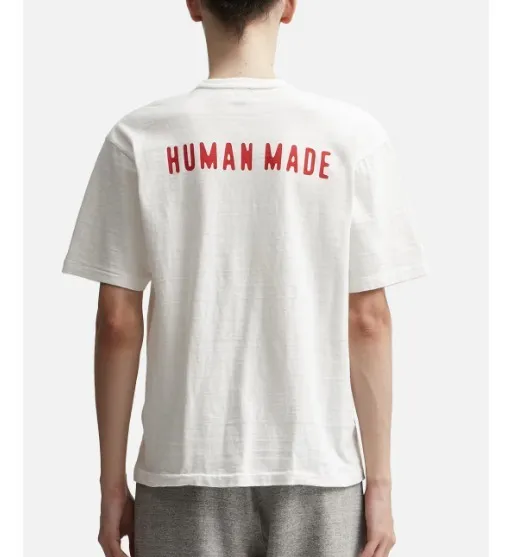 HUMAN MADE  |Crew Neck Plain Cotton Short Sleeves Logos on the Sleeves