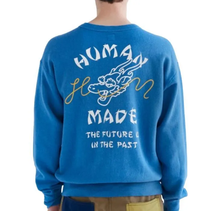 HUMAN MADE  |Crew Neck Unisex Street Style Plain Cotton Logo Sweatshirts