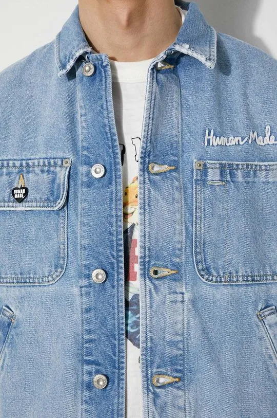 Human Made denim jacket Denim Jacket men's blue color HM27JK016