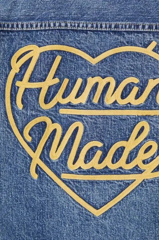 Human Made denim jacket Denim Work men's navy blue color HM26JK008