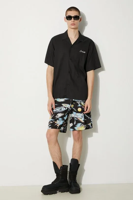 Human Made shorts Graphic Shorts men's black color HM27PT022