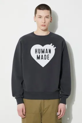 Human Made sweatshirt men's gray color HM26CS041