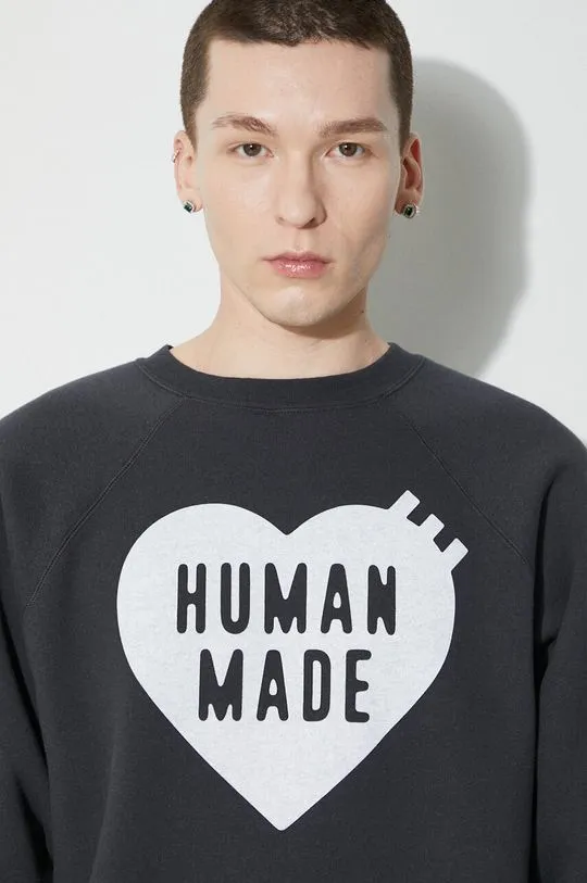 Human Made sweatshirt men's gray color HM26CS041