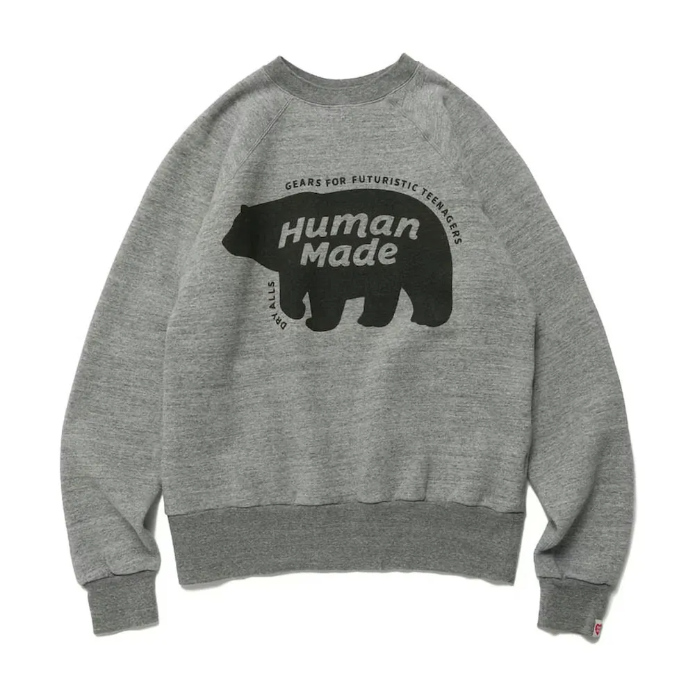 HUMAN MADE  |Unisex Street Style Collaboration Logo Sweatshirts