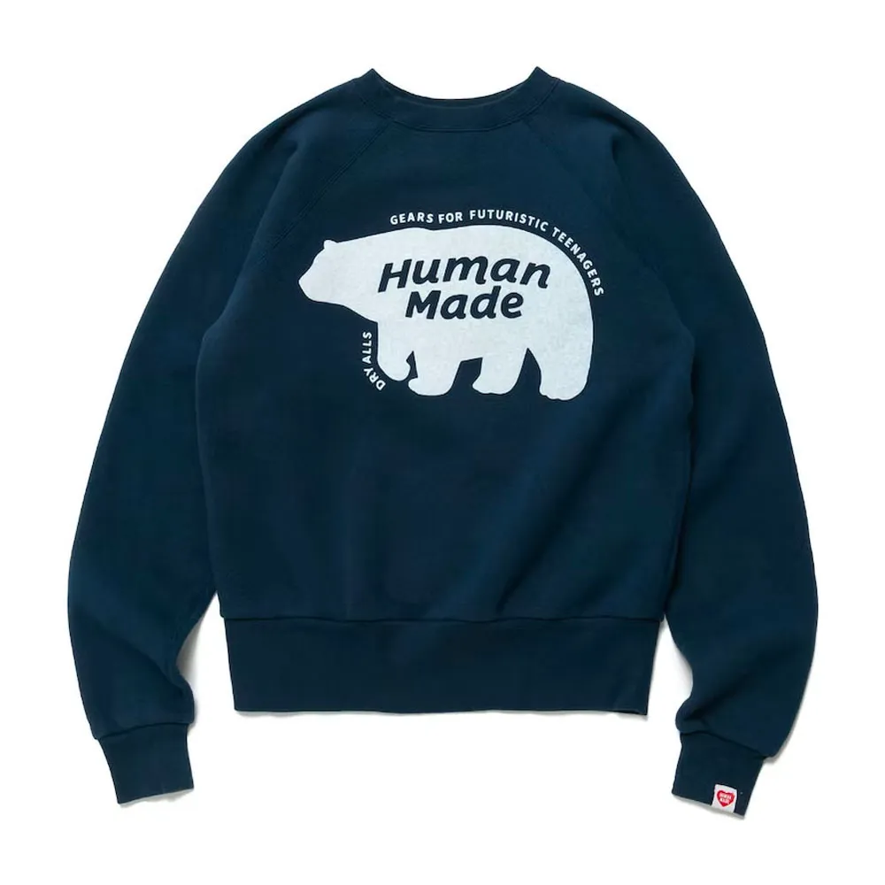 HUMAN MADE  |Unisex Street Style Collaboration Logo Sweatshirts