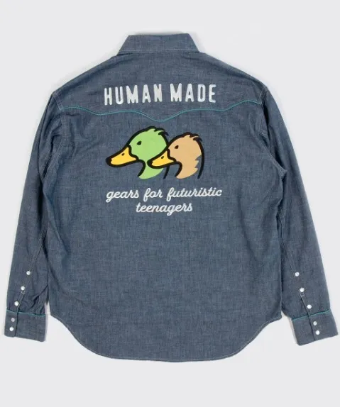 HUMAN MADE  |Unisex Street Style Long Sleeves Plain Other Animal Patterns