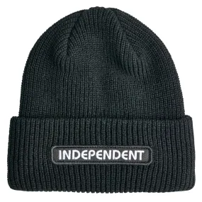 Independent B/C Groundwork Beanie Long Shoreman  Black