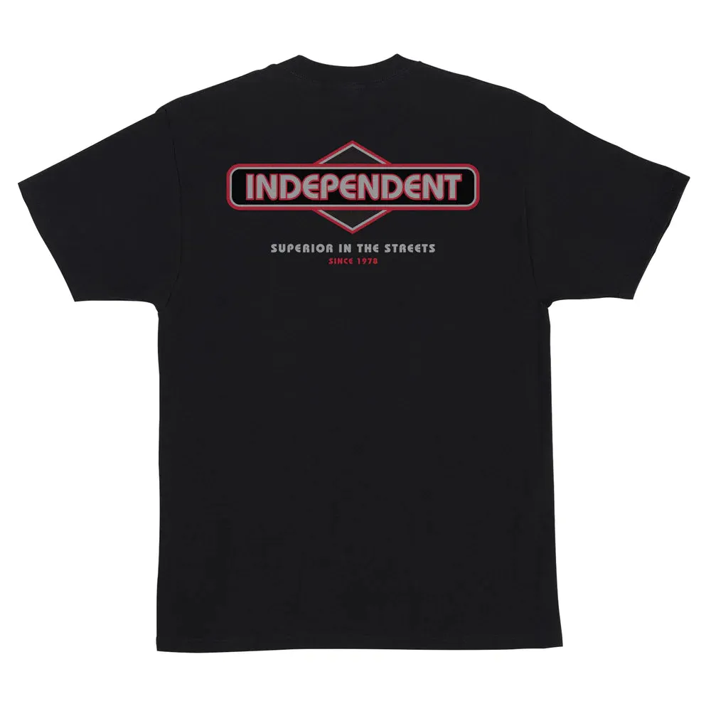 Independent - Diamond Groundwork Tee (Pigment Black) *SALE