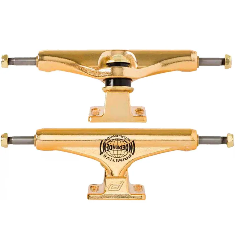 Independent Primitive Mid Trucks - Gold