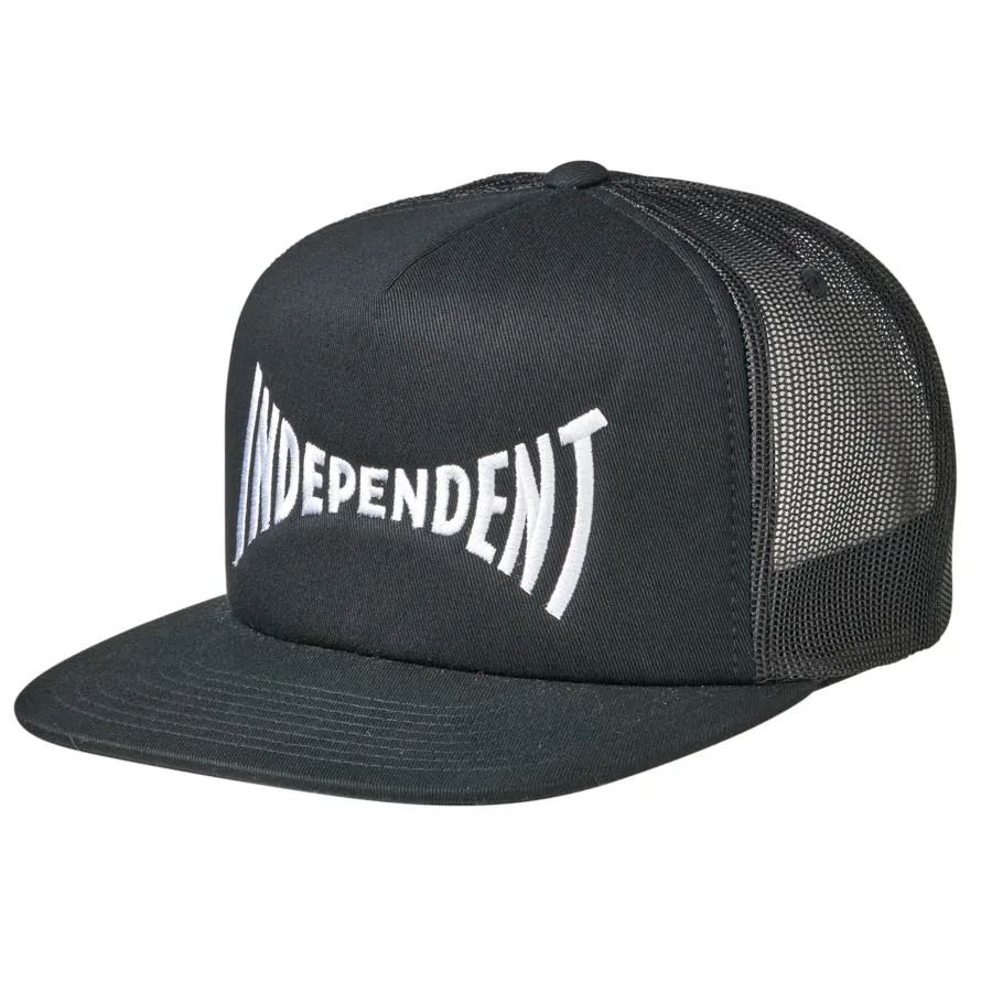 Independent Span Mesh Trucker High Profile Black