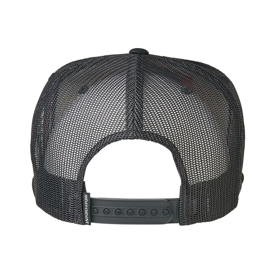 Independent - Span Mesh Trucker High Profile Hat (Black) *SALE