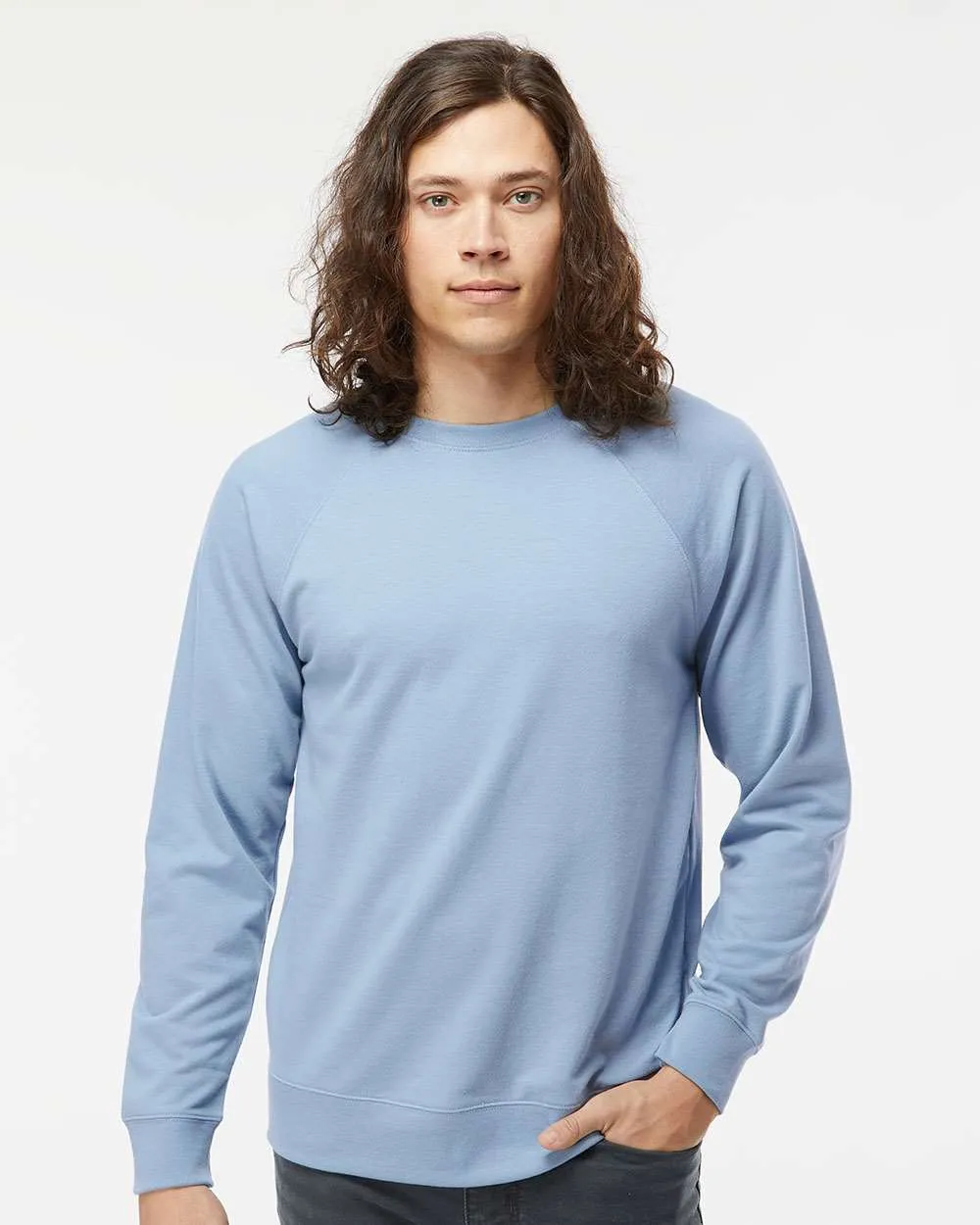 Independent Trading Co. - Icon Unisex Lightweight Loopback Terry Crewneck Sweatshirt