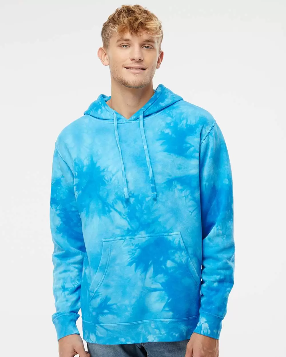 Independent Trading Co. PRM4500TD Midweight Tie-Dyed Hooded Sweatshirt SKU: PRM4500TD