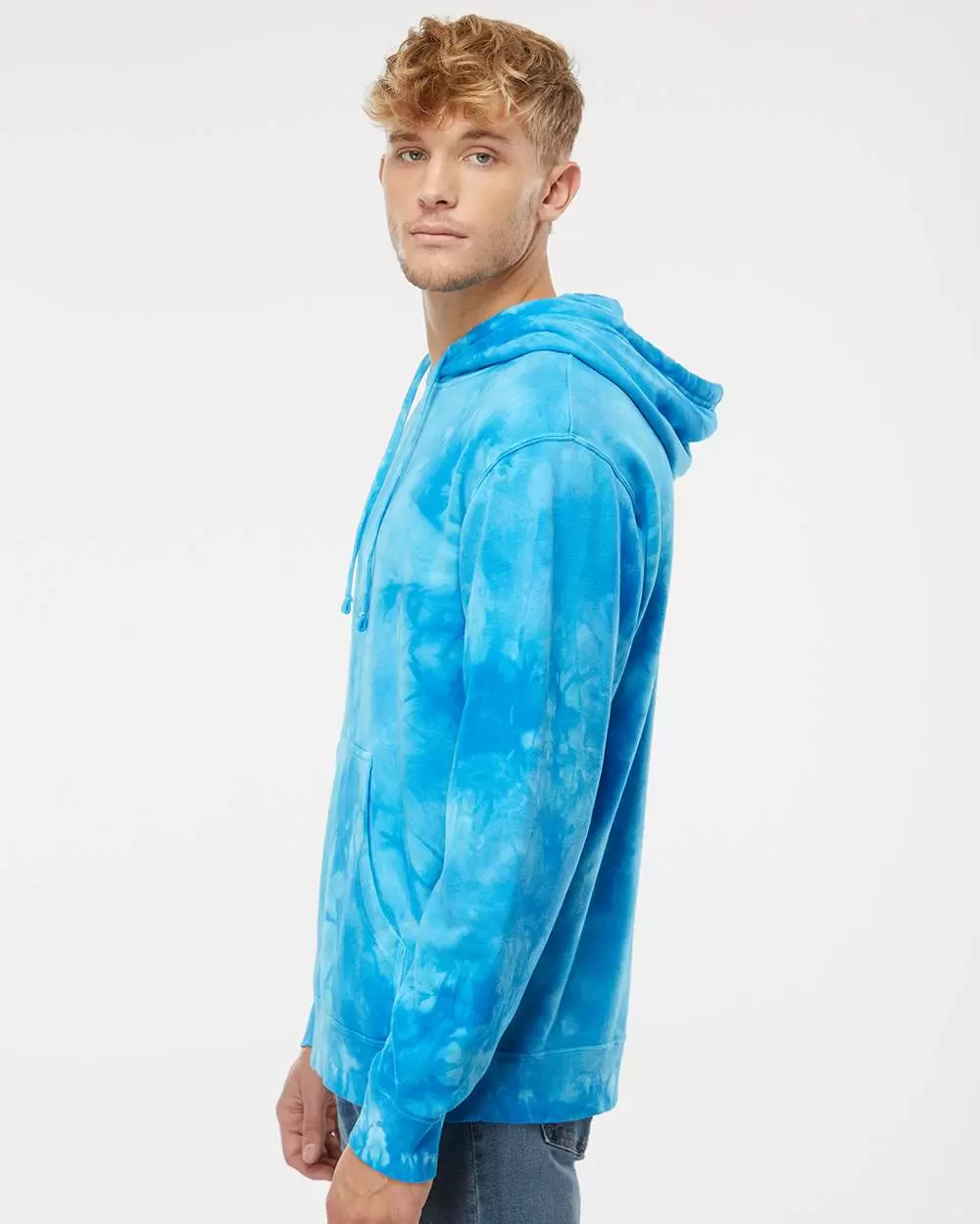 Independent Trading Co. PRM4500TD Midweight Tie-Dyed Hooded Sweatshirt SKU: PRM4500TD