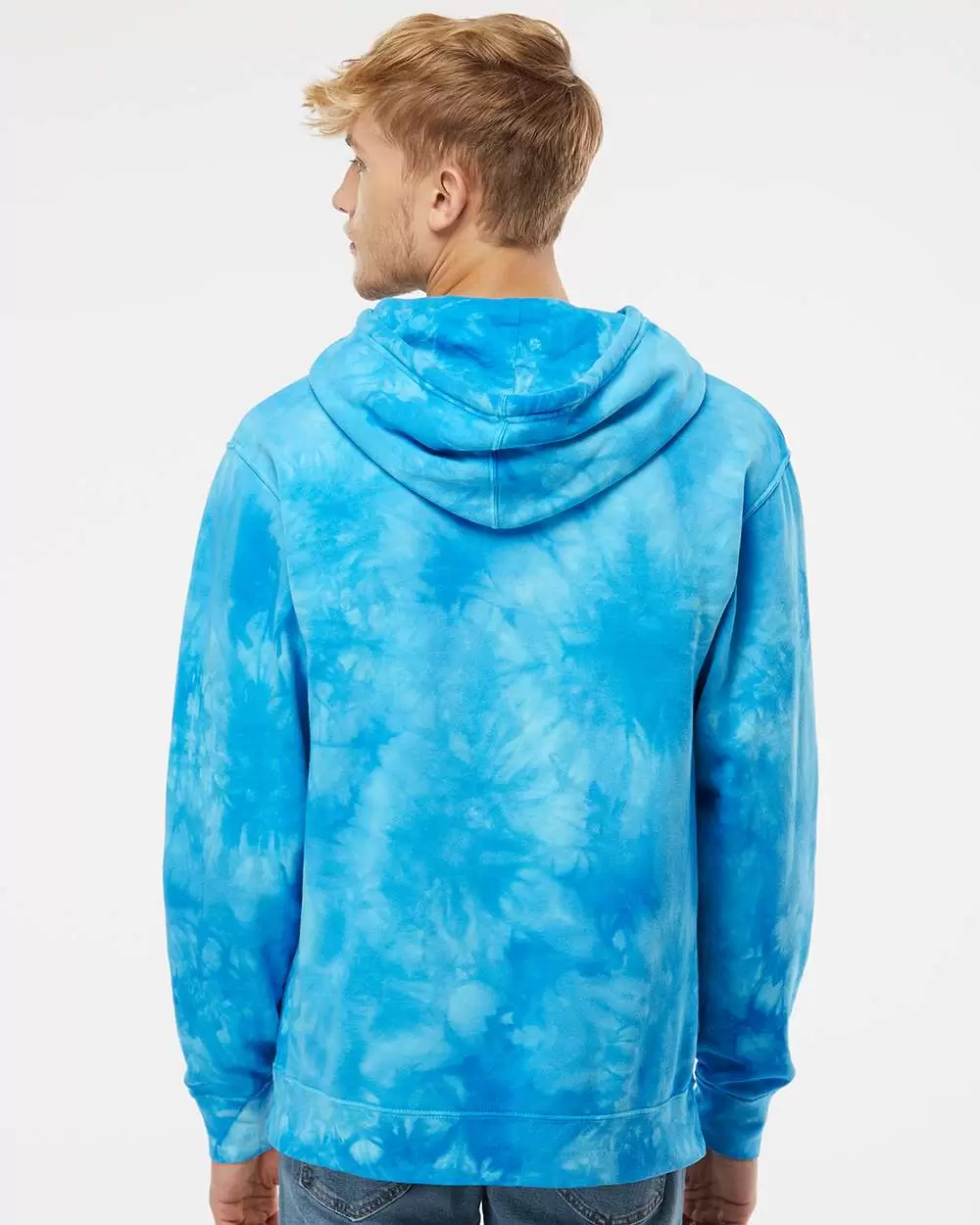 Independent Trading Co. PRM4500TD Midweight Tie-Dyed Hooded Sweatshirt SKU: PRM4500TD