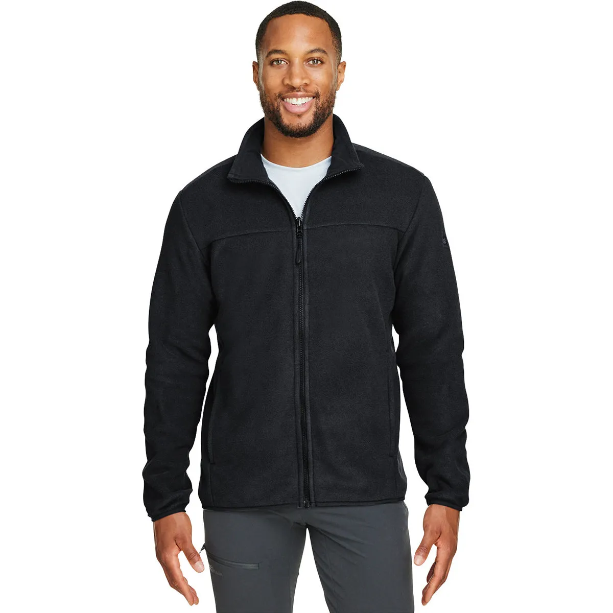 Jack Wolfskin Men's Black Beilstein Full-Zip Fleece