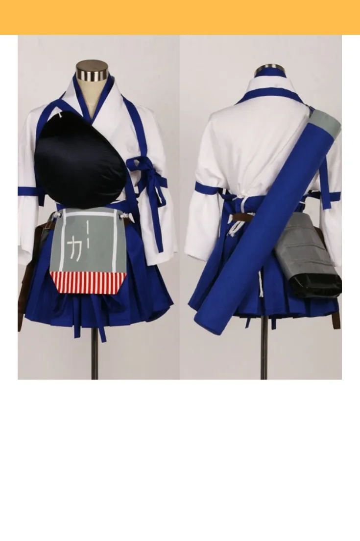 Kancolle Kaga Uniform Fabric Cosplay Costume