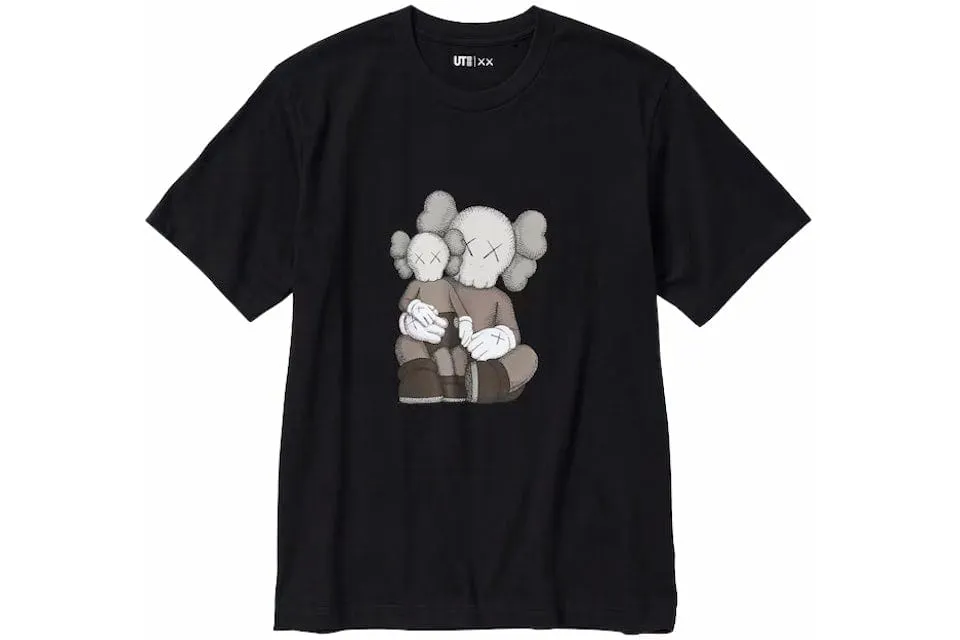 Kaws UT Black Short Sleeve Tee