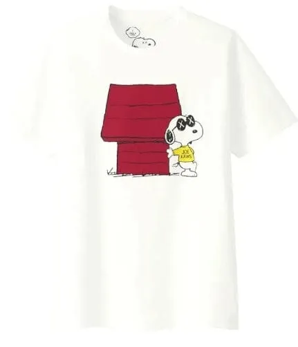 KAWS x Uniqlo x Peanuts Joe Kaws Doghouse Tee - White