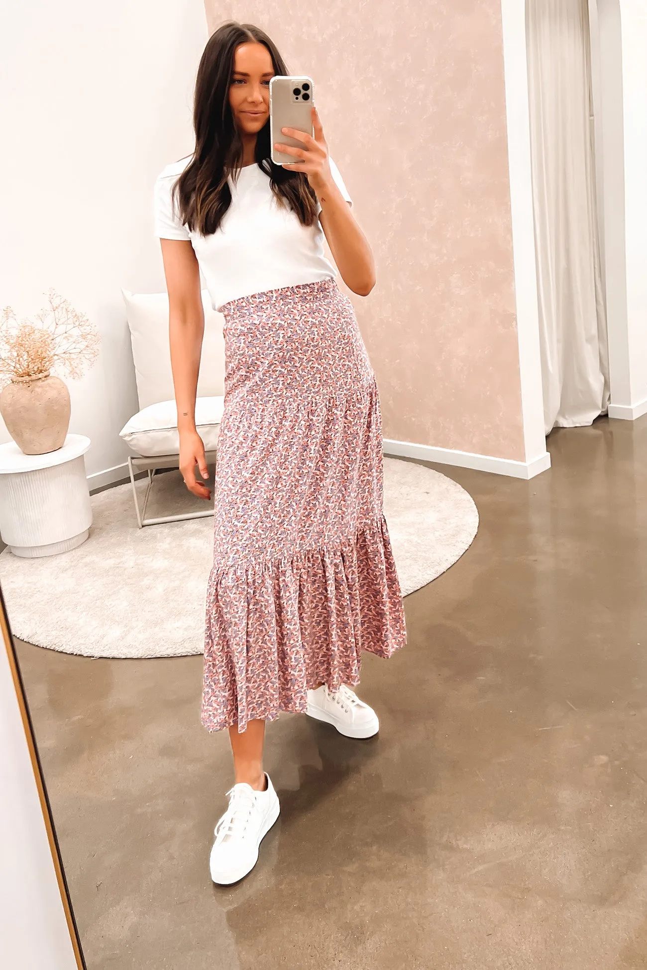 Kenzie Floral Maxi Skirt Print