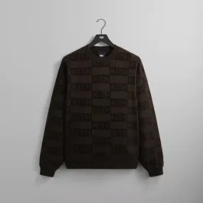 Kith Box Logo Crewneck Brown