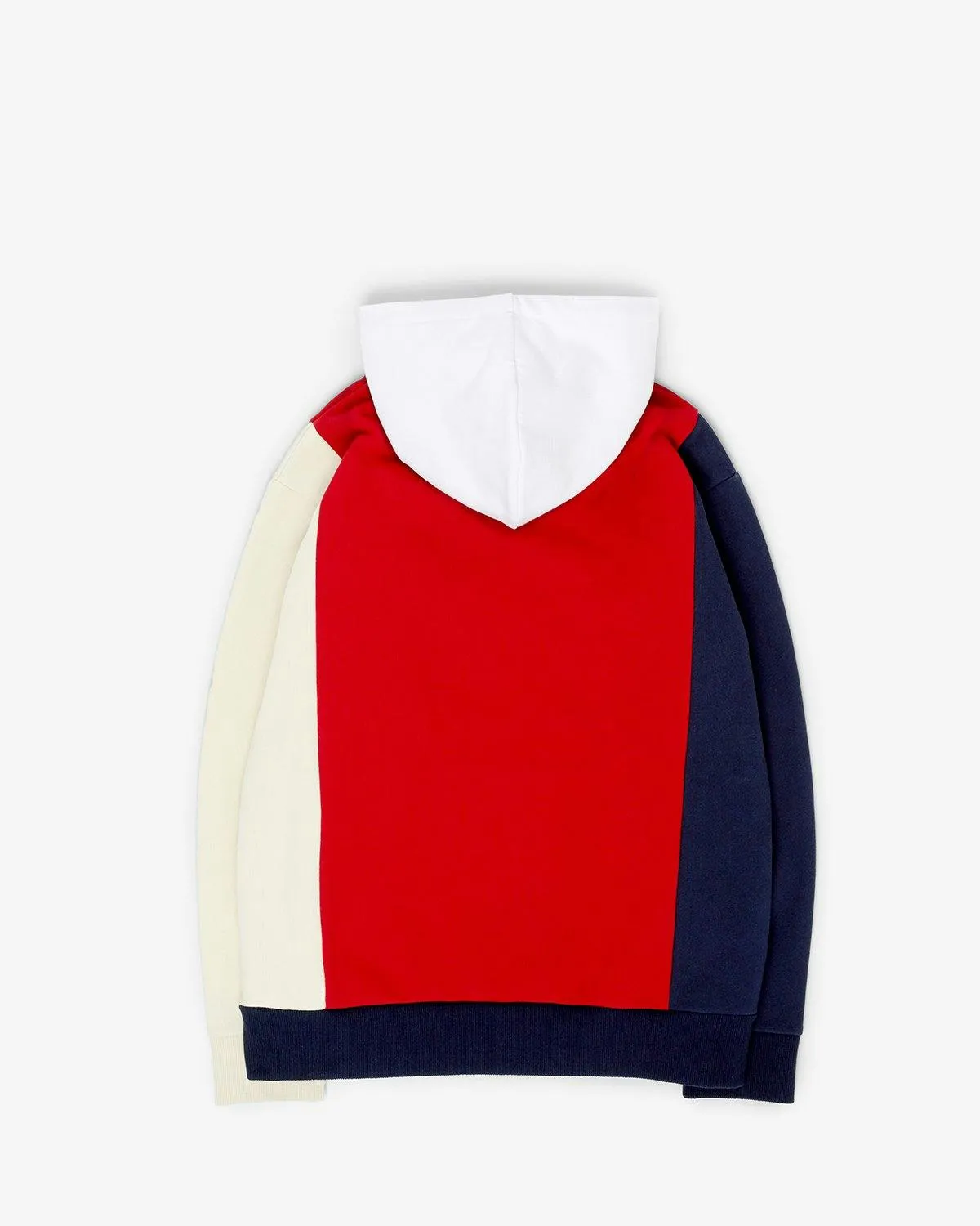 Kith – RED COLORBLOCK HOODIE | Highsnobiety Shop