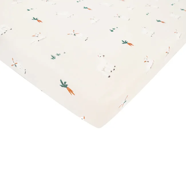 Kyte Baby Printed Crib Sheet in Goat