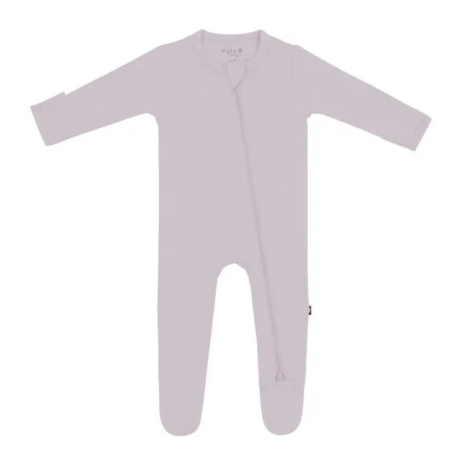 Kyte Baby Zippered Footie in Wisteria