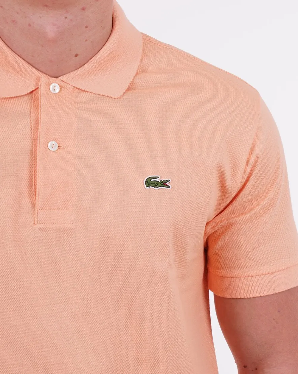 Lacoste Classic Polo Shirt Peach