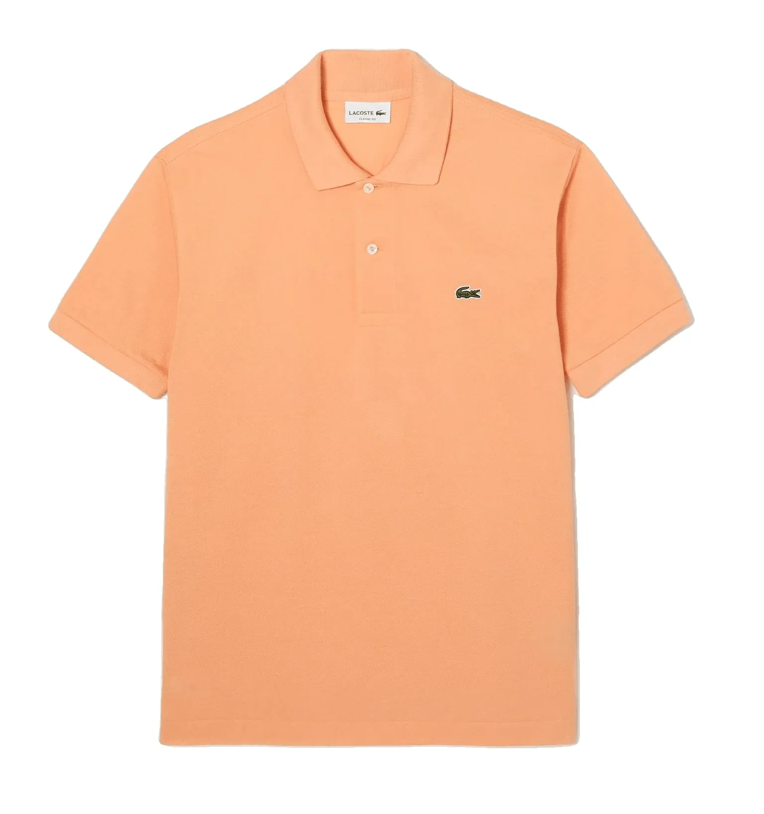 Lacoste Polo Original Orange L.12.12 coton petit piqué