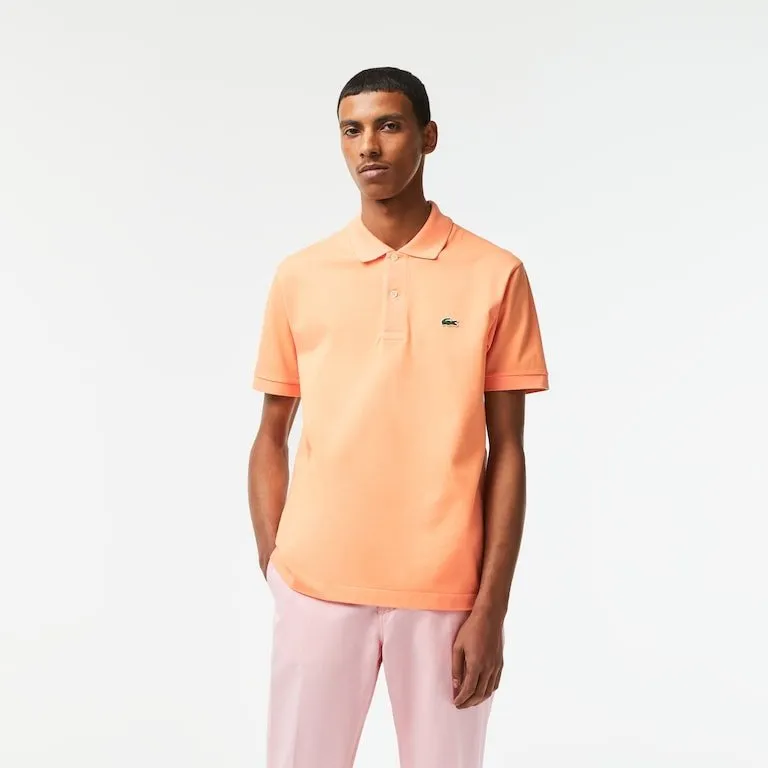 Lacoste Polo Original Orange L.12.12 coton petit piqué