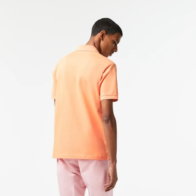 Lacoste Polo Original Orange L.12.12 coton petit piqué