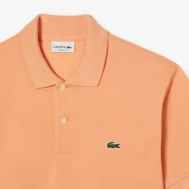 Lacoste Polo Original Orange L.12.12 coton petit piqué