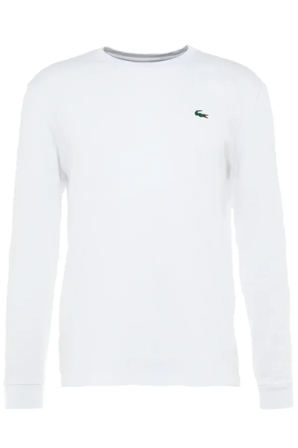 Lacoste Sport L/S Logo Tee White