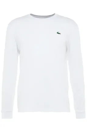 Lacoste Sport L/S Logo Tee White