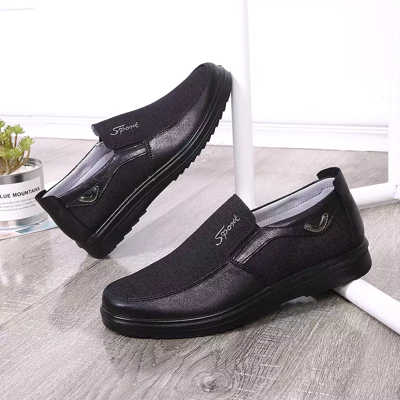 Large Size Men Slip On Oxfords