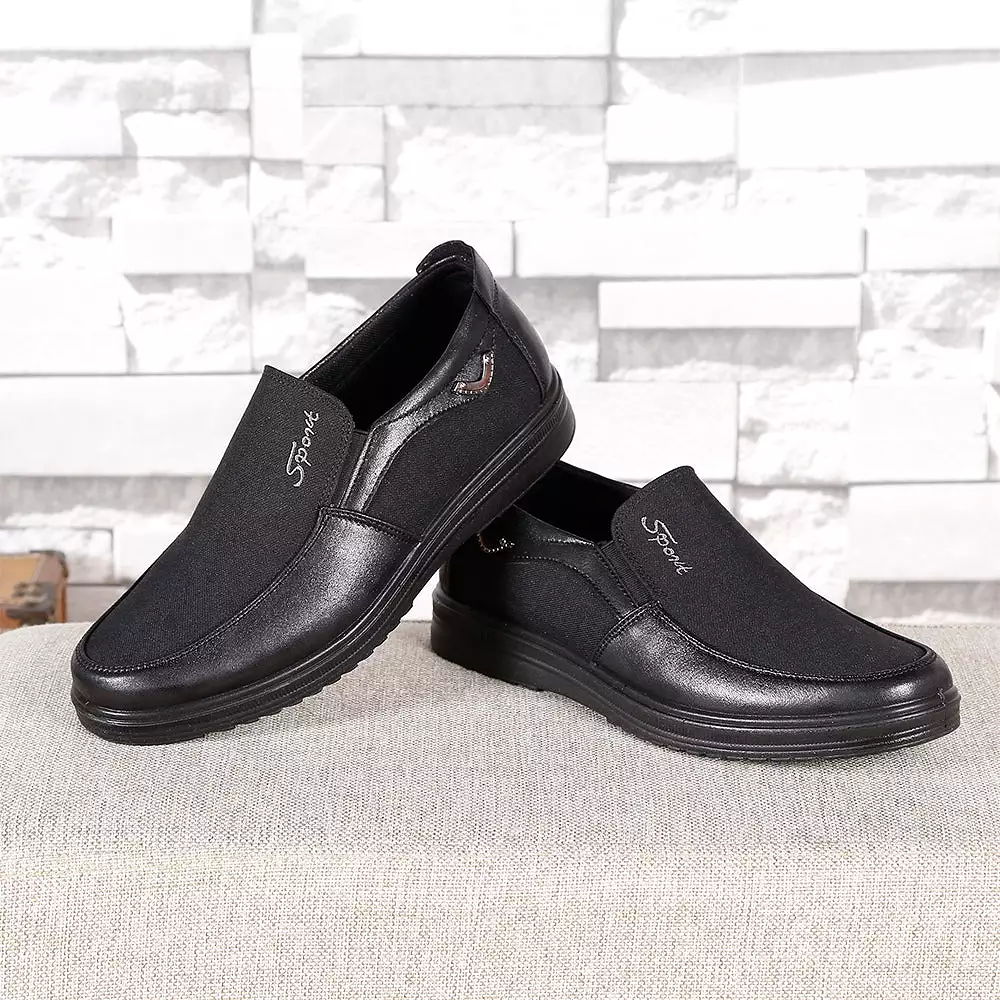 Large Size Men Slip On Oxfords