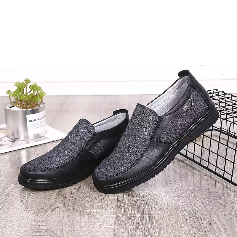 Large Size Men Slip On Oxfords