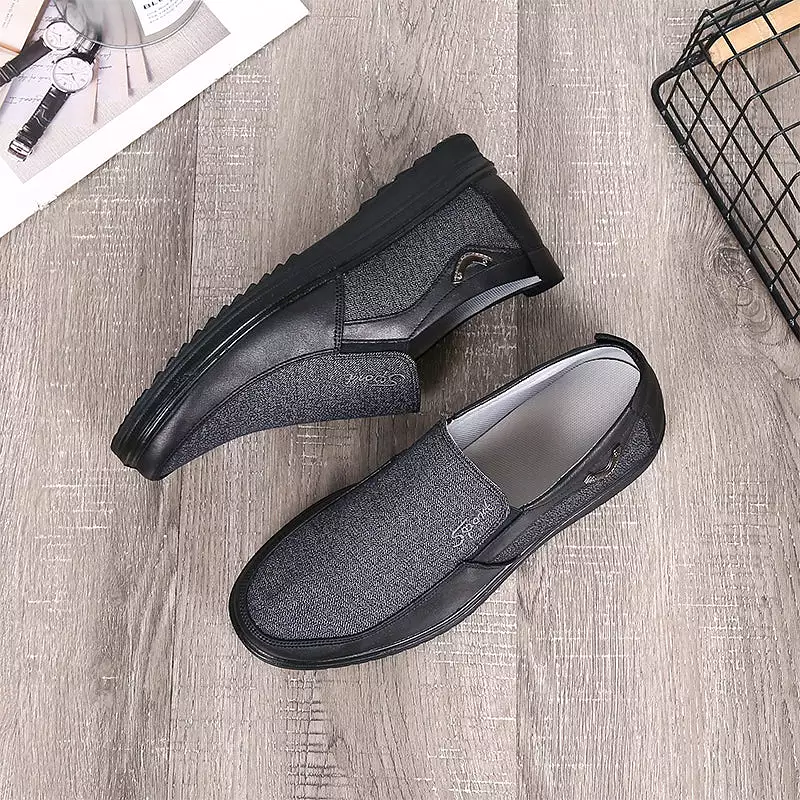 Large Size Men Slip On Oxfords