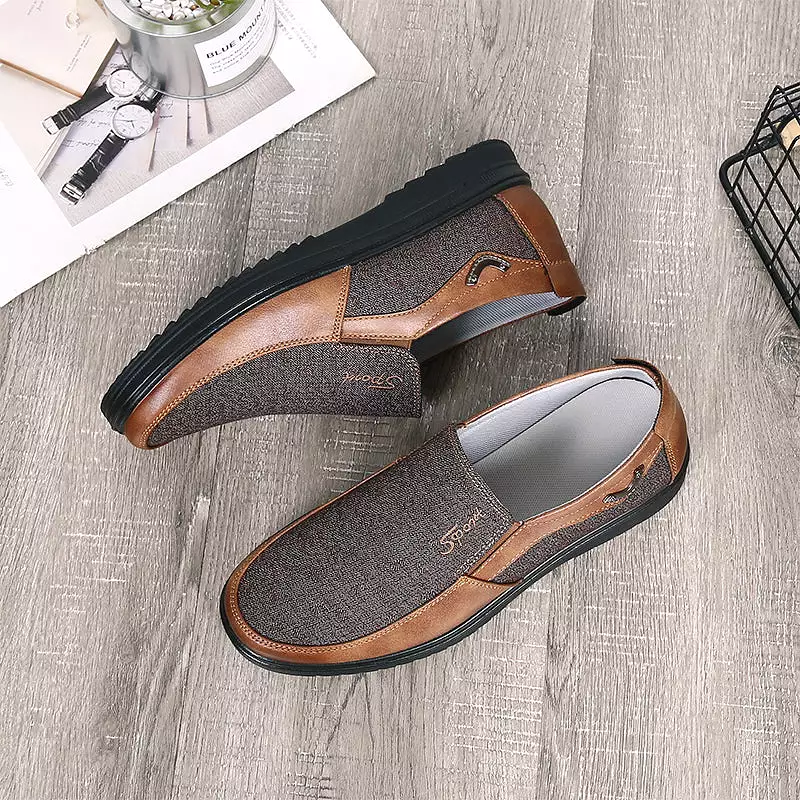 Large Size Men Slip On Oxfords