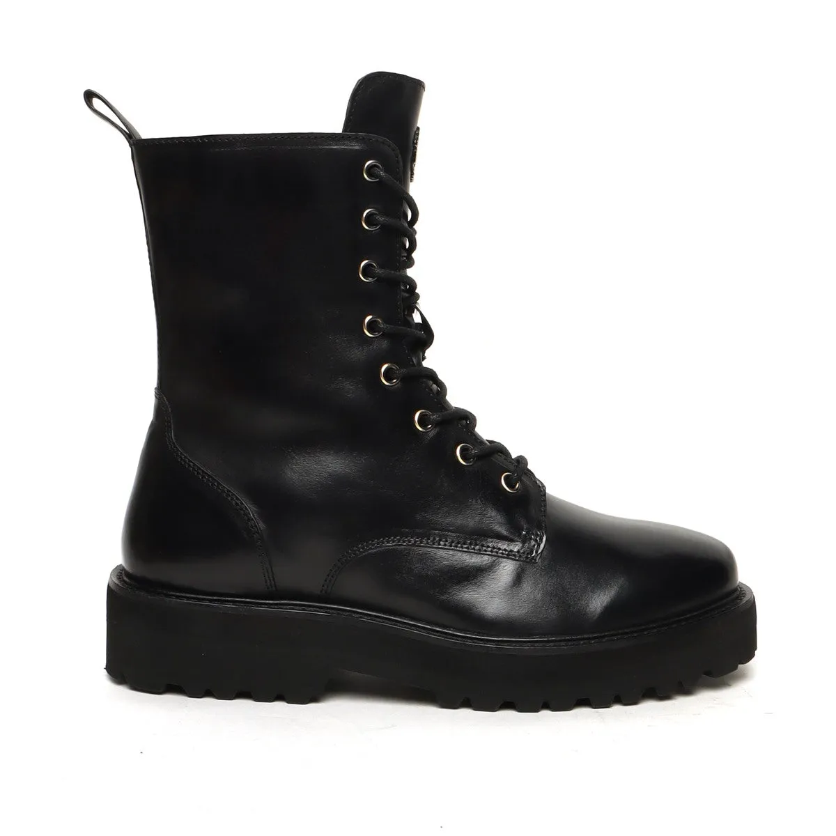 light Weight Ladies Leather Black Boot