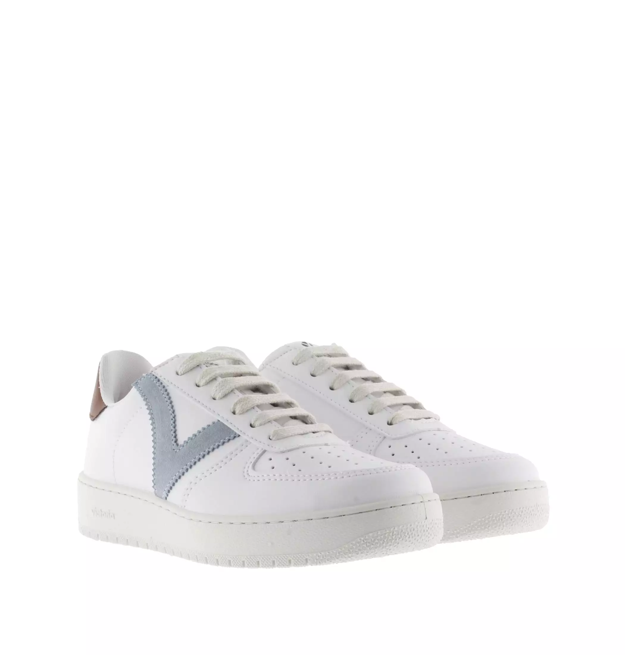 Madrid Contrast Faux Leather Sneaker for Women - 1258201