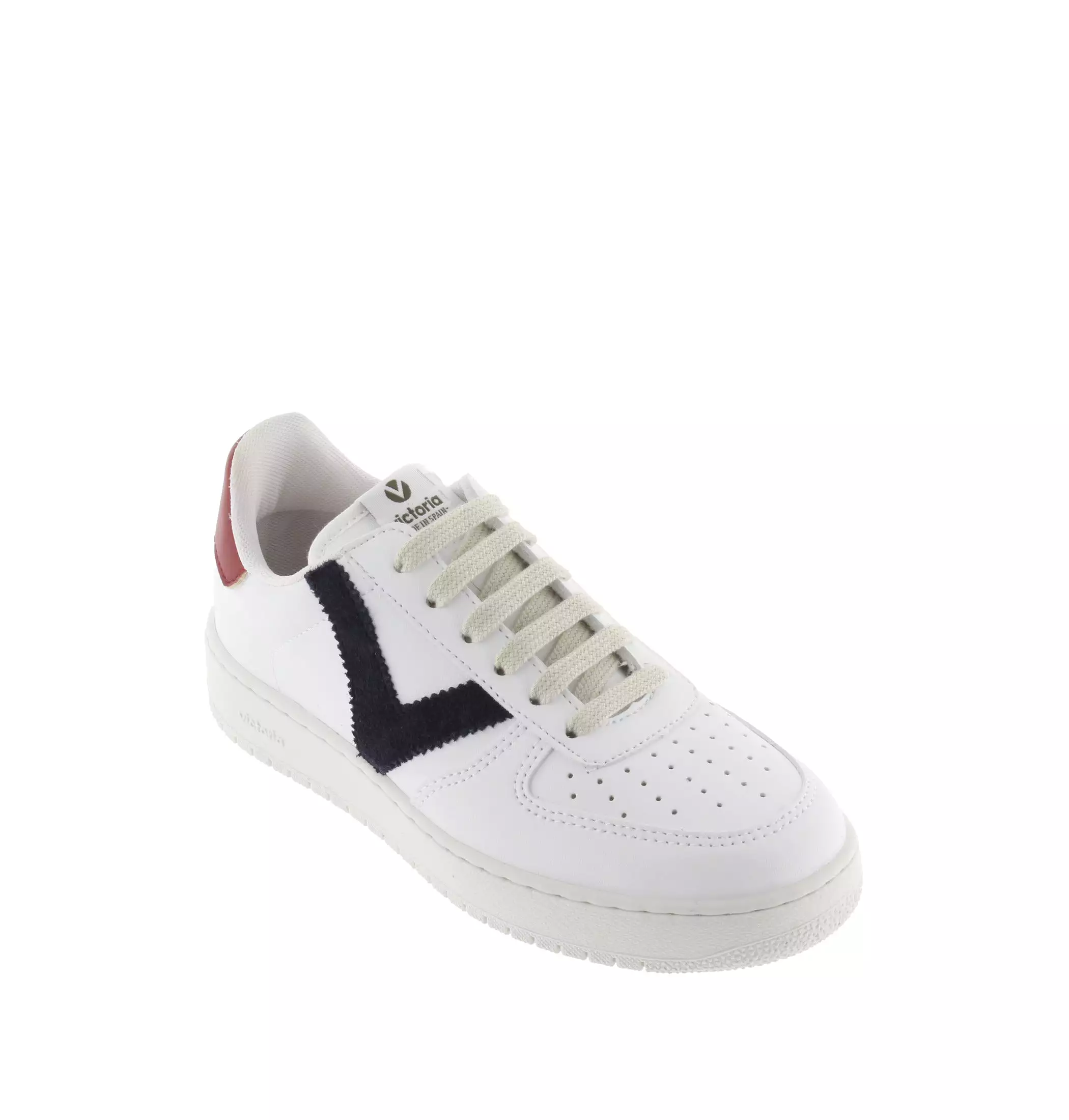 Madrid Contrast Faux Leather Sneaker for Women - 1258201