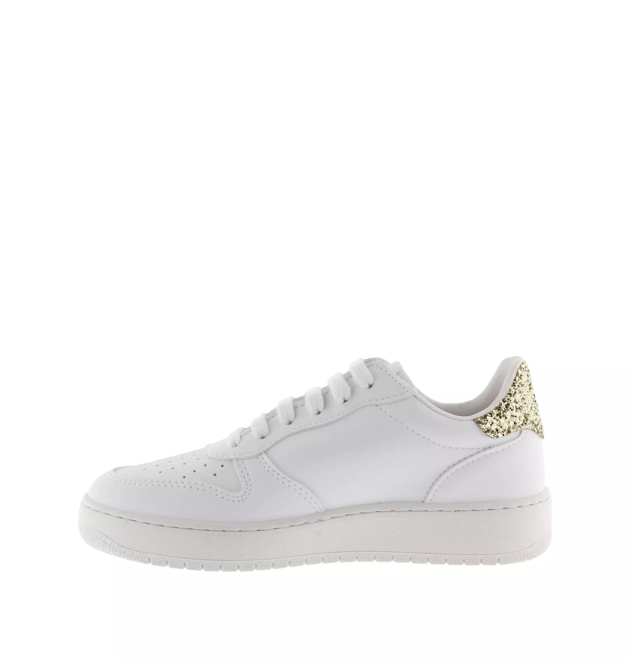 Madrid Faux Leather & Glitter Sneaker for Women - 1258237